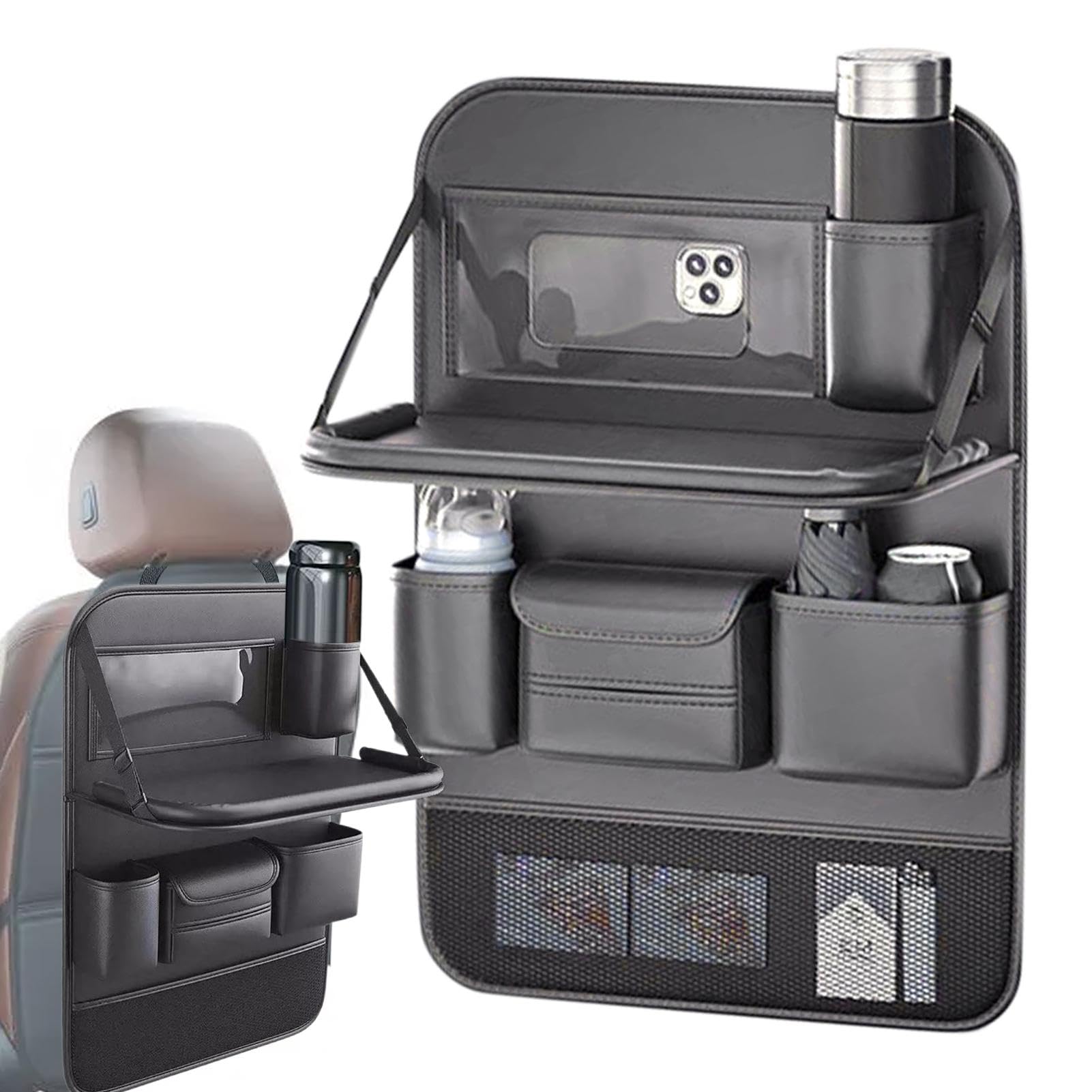 Organizer per sedile posteriore, Organizer per sedile auto | Organizer per sedile auto, Protezione per sedile, Organizer per auto, portaoggetti per sedile posteriore, Vassoio pieghevole,