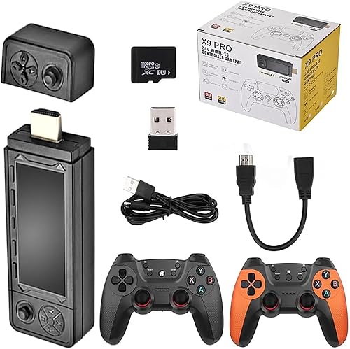 2025 X9 Ultra Retro Game Stick 4k, nuevo palo de juego retro X9 Pro 4K, controlador blanco, consola de juegos retro inalámbrica, X9 Ultra Stick,