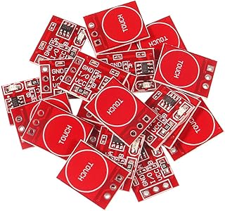ALAMSCN 20PCS TTP223 Capacitive Touch Switch Button Sensor Module Self Locking for Arduino…