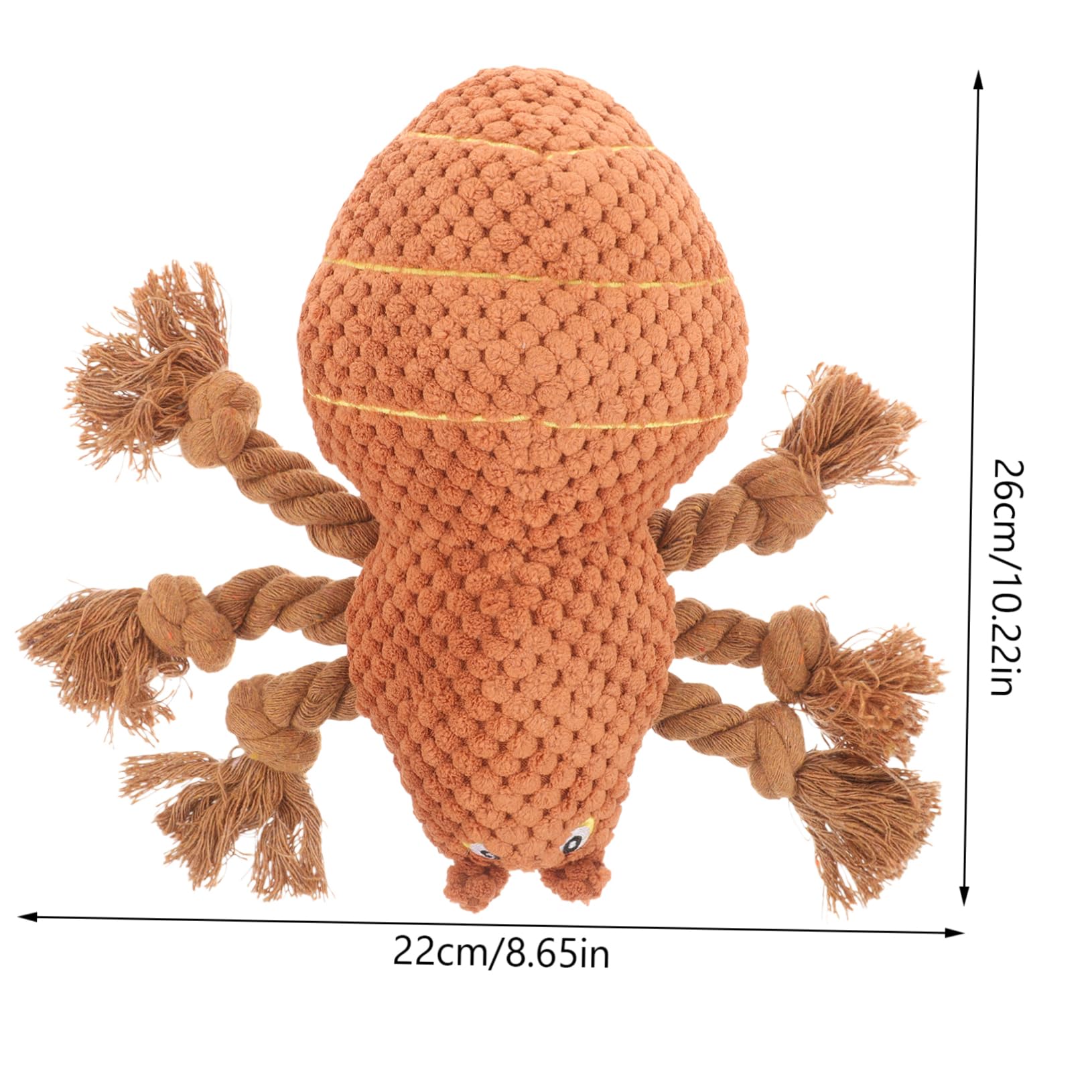 Hemoton Halloween Interactive Spider Rope for Dogs Durable Chew for Pets for Puppy Playtime and Chewing