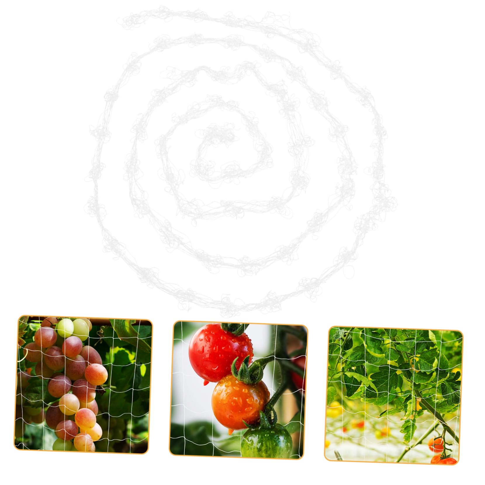 TOYANDONA 4 Stück Netz drücken Anlage Spaliernetz für Pflanzen Gemüse -Gitternetz Gartennetze für Kletterpflanzen im Freien Blumen-Kletternetz Pflanzennetz Polyester Weiß