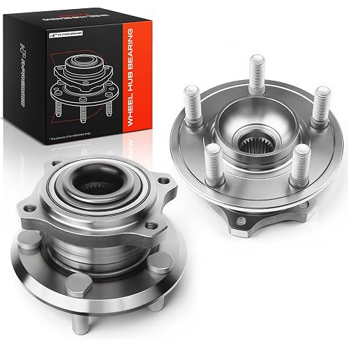 A-Premium 2 x Front Wheel Bearing and Hub Assembly with 5-Lug Compatible with Dodge Charger 2007-2023, Challenger 2017-2023, Magnum 2005-2008, Chrysler 300 2005-2023, AWD Only