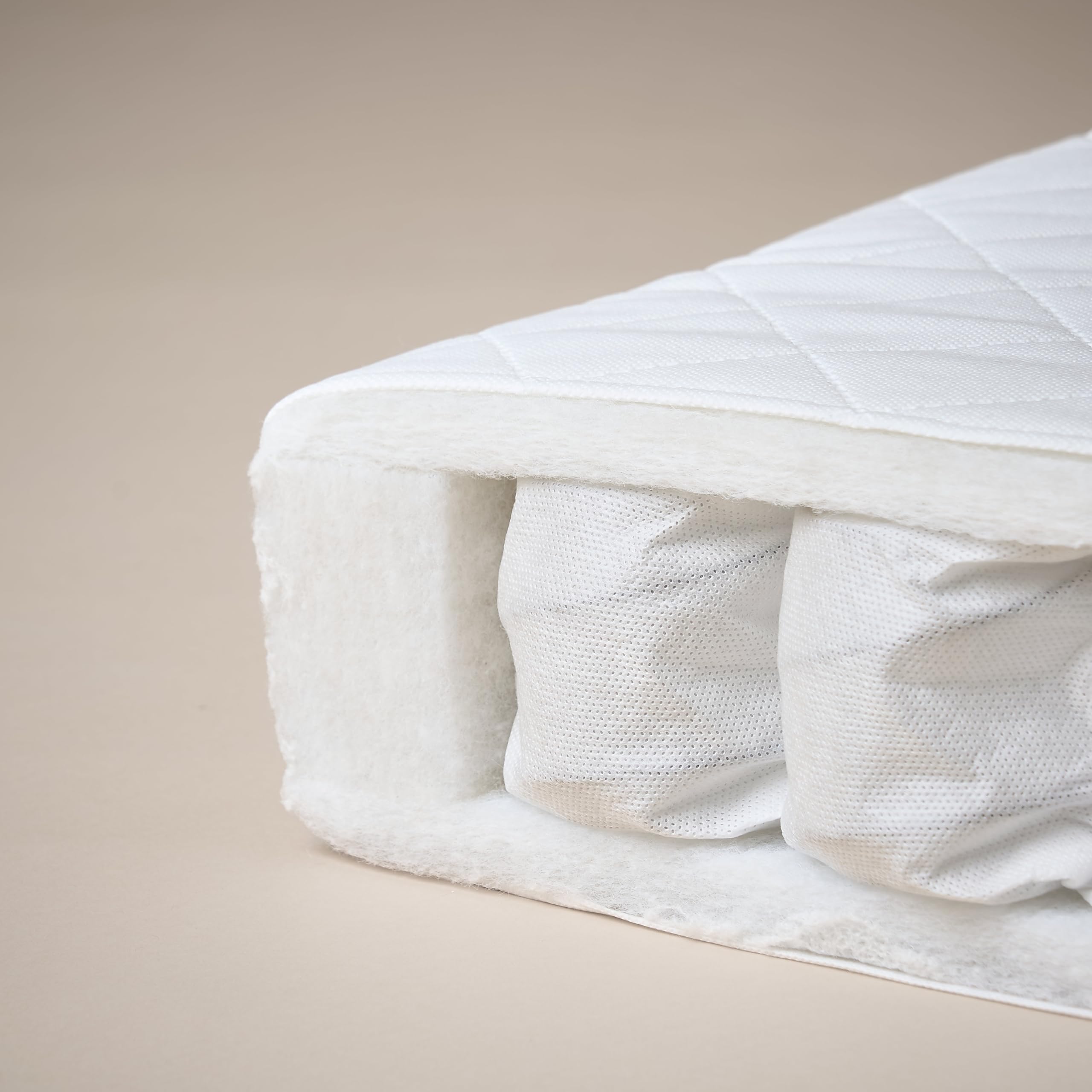 Obaby Pocket Sprung Cot Bed Mattress 140x70cm, One Colour