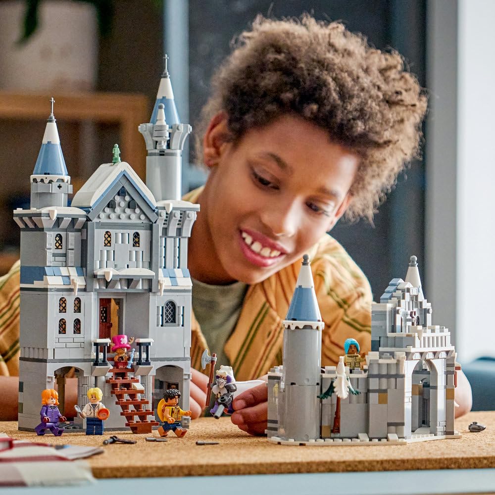 LEGO ONE PIECE Bitwa pod zamkiem Drum 75645 | Scenka ONE PIECE, zestaw akcji, prezent dla fana anime 9+, 1038 elementów
