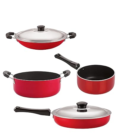 NIRLON Nonstick Aluminium Utensils Set for Kitchen, 4 PiecesFP11_SP(M)_AC_CS24