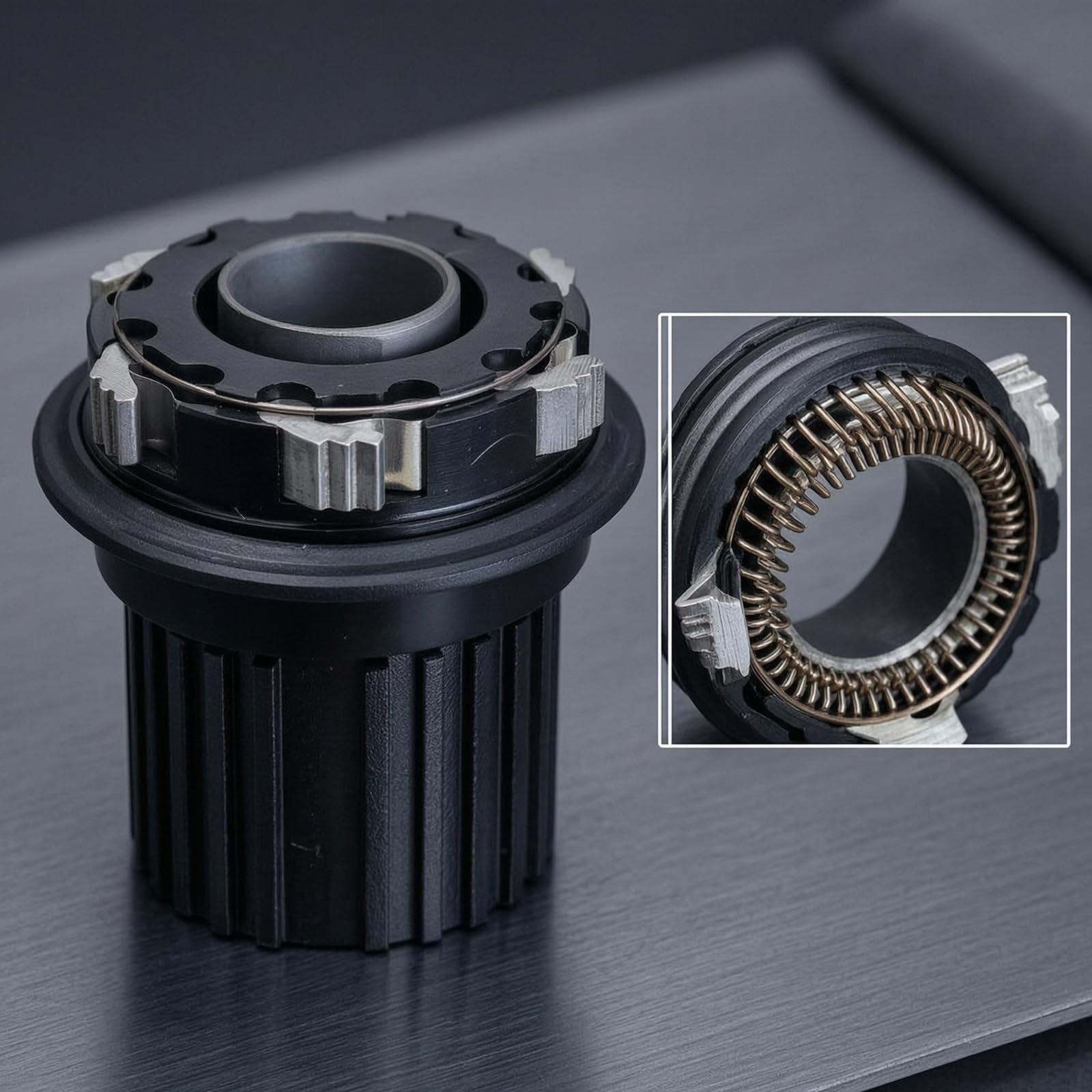 Cuerpo Buje con Driver Estriado 12 Velocidas con 120 Puntos Enganche y Eje 15 Mm con Sello Incluidos para Transmisión Potencia Confiable