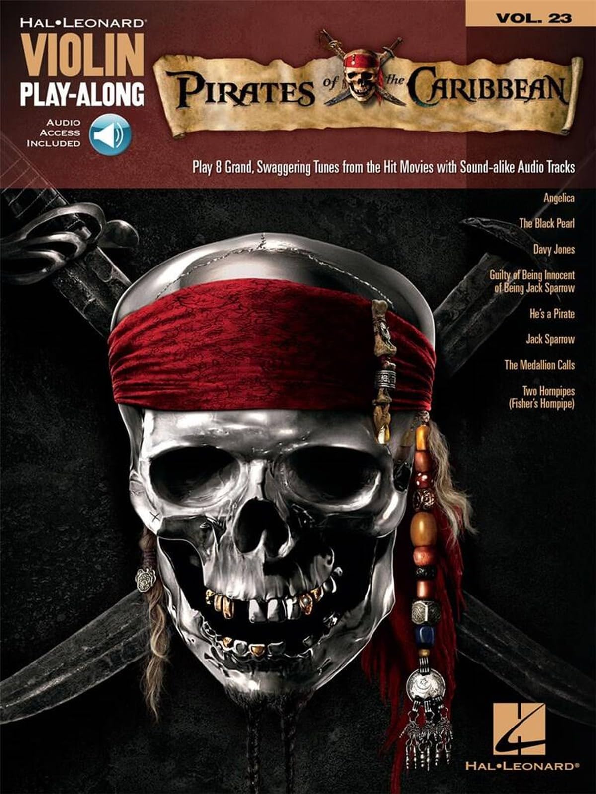 Violin Play Along: Pirates of the Caribbean (Volume 23) Book
