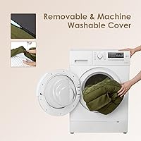 Vista 84 de EHEYCIGA - Cama ortopédica para perro grande, impermeable, de espuma viscoelástica y espuma tipo caja de huevos, bordes elevados, antideslizante