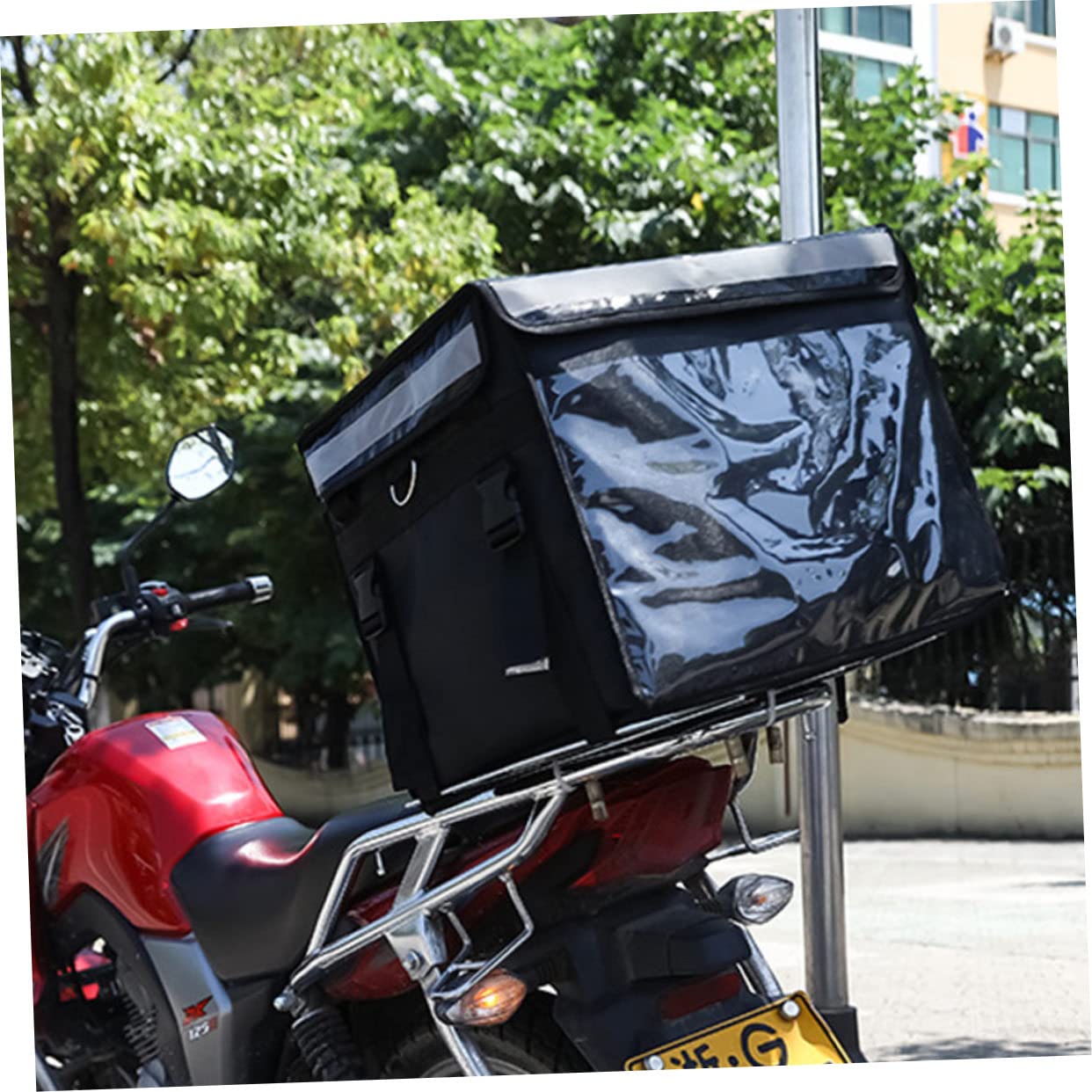 Isolierte Lebensmittelbox 32l aus Oxfordgewebe mit Aluminiumfolie und Eisen