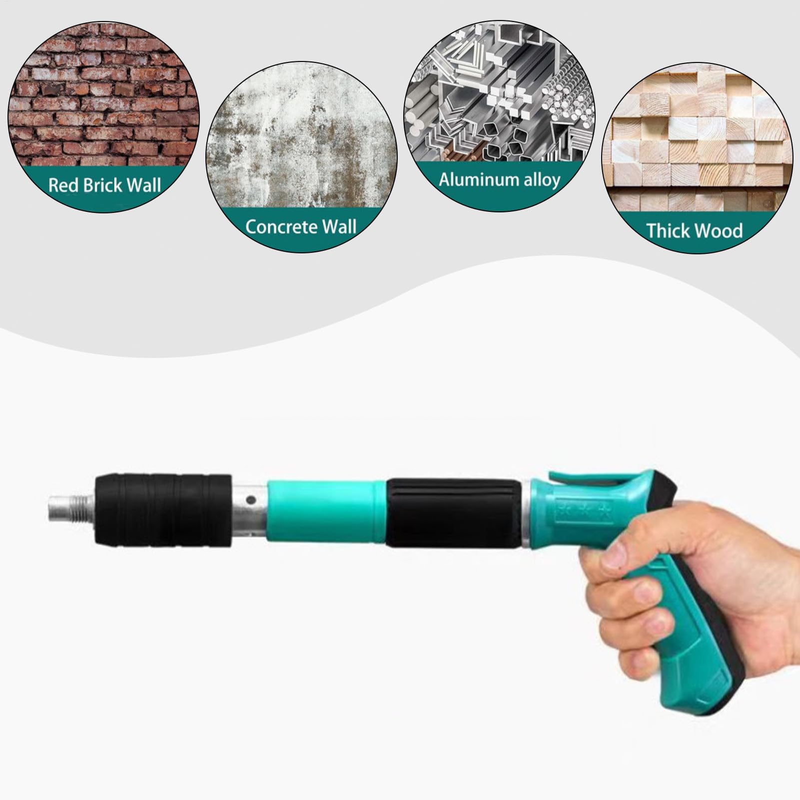 Pistola Sparachiodi Elettrica - Strumento Di Fissaggio Elettrico Portatile, Cucitrice Ad Alta Pressione, Dispositivo Di Riparazione Industriale, Cacciavite Potente, Kit Di Lavoro Professionale | Chiod