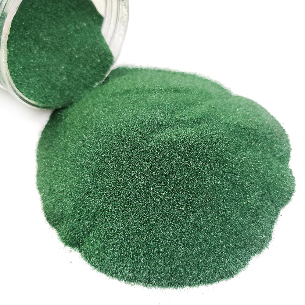 28 OZ Dark Green Sand Unity Sand with Storage Container for Arts Crafts,Vase Fillers,Home Decoration, Wedding Ceremony,Party Decor,Zen Garden,Sand Art Bottle Fillering Material