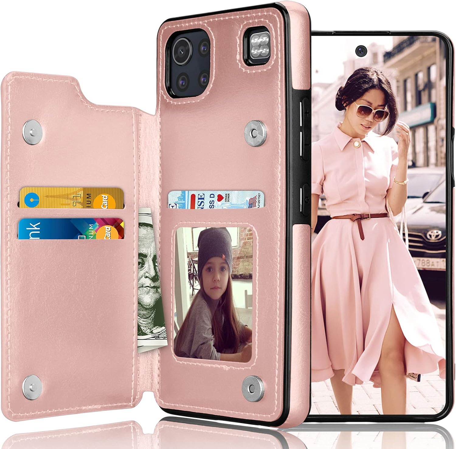 Premium PU Leather Wallet Case for LG K92 5G Slim, Togo Ubuy