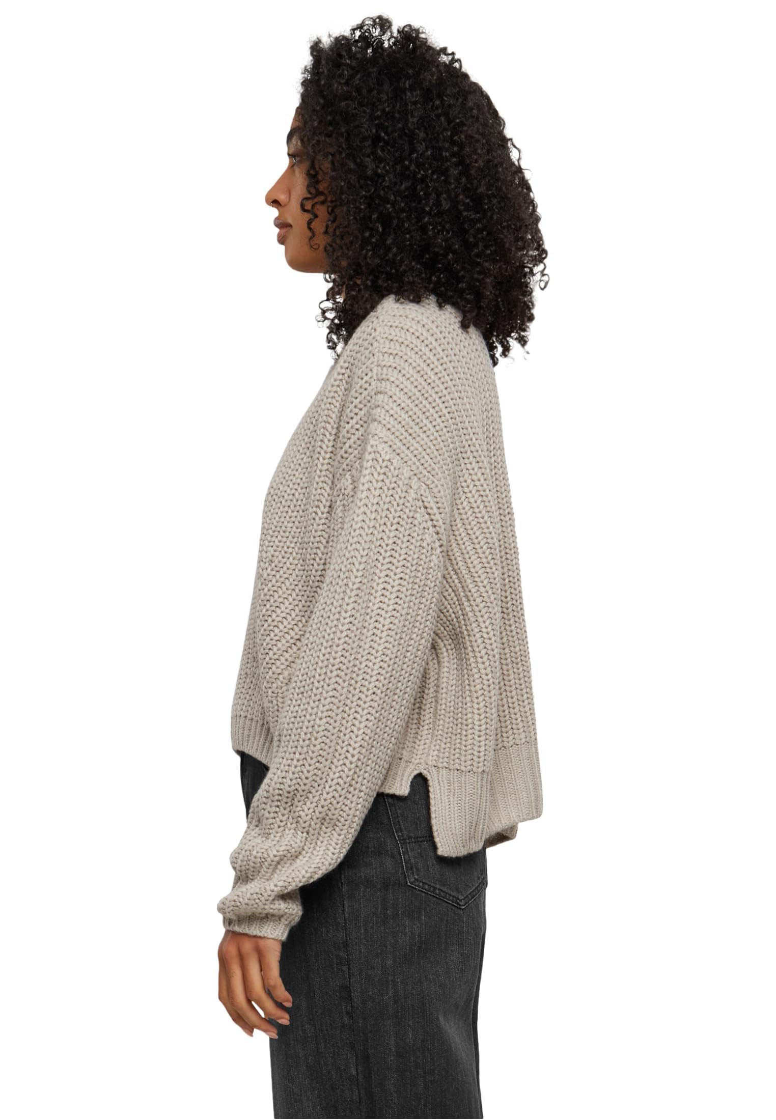 Urban Classics Damski sweter oversize strój dresowy damski, Warmgrey, 4XL