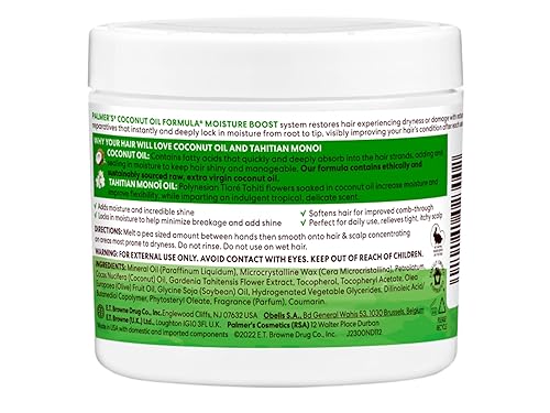 Miniatura 8 de Palmers Aceite de Coco Moisture Gro - Tarro de peluquería de 5.25 onzas (5.2 fl oz) (paquete económico de 3))