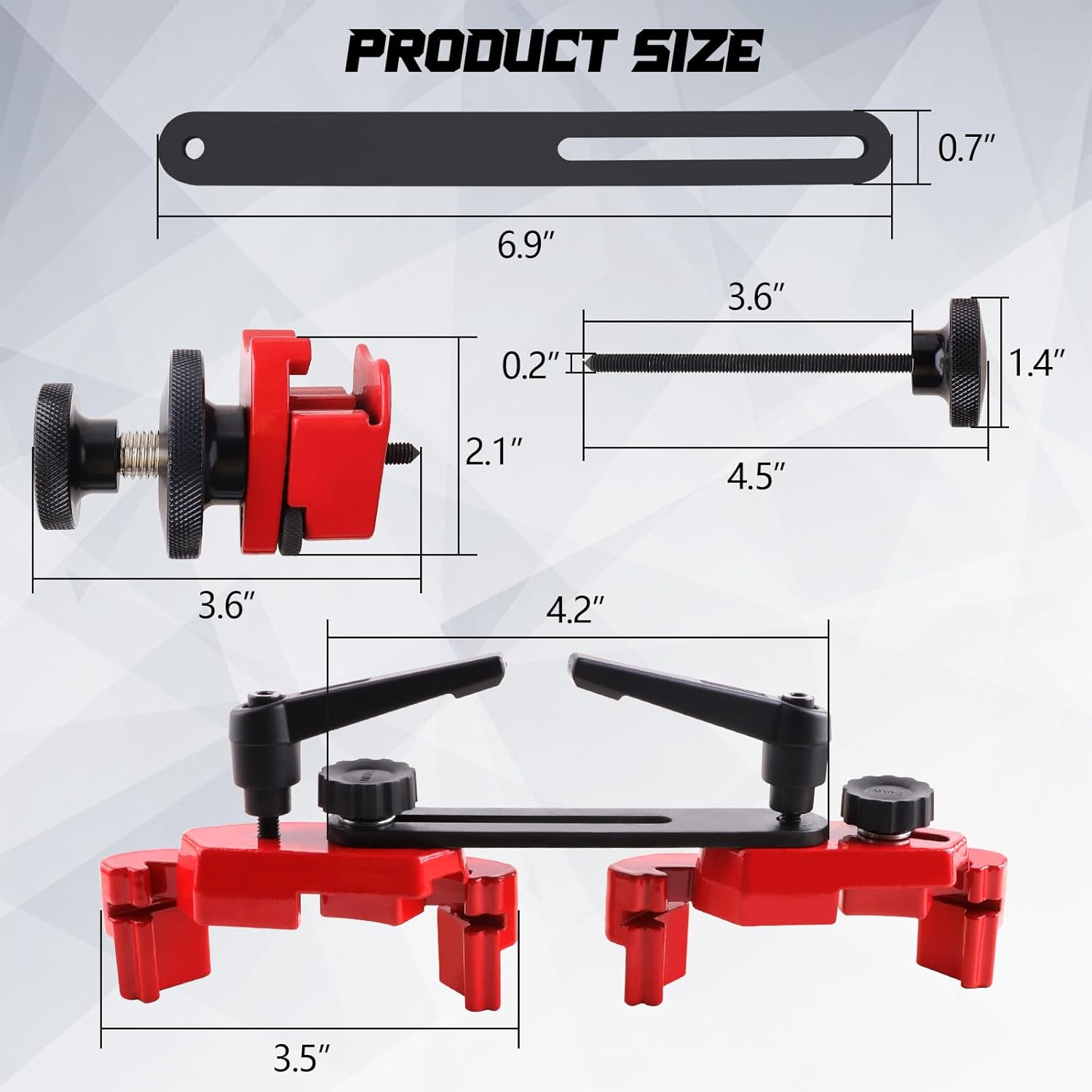 Universal Camshaft Timing Tool Kit 37950 Adjustable Camshaft Sprocket Locking Wrench & Pulley Holder Set for Intake Exhaust Cam, Fits Most Vehicles