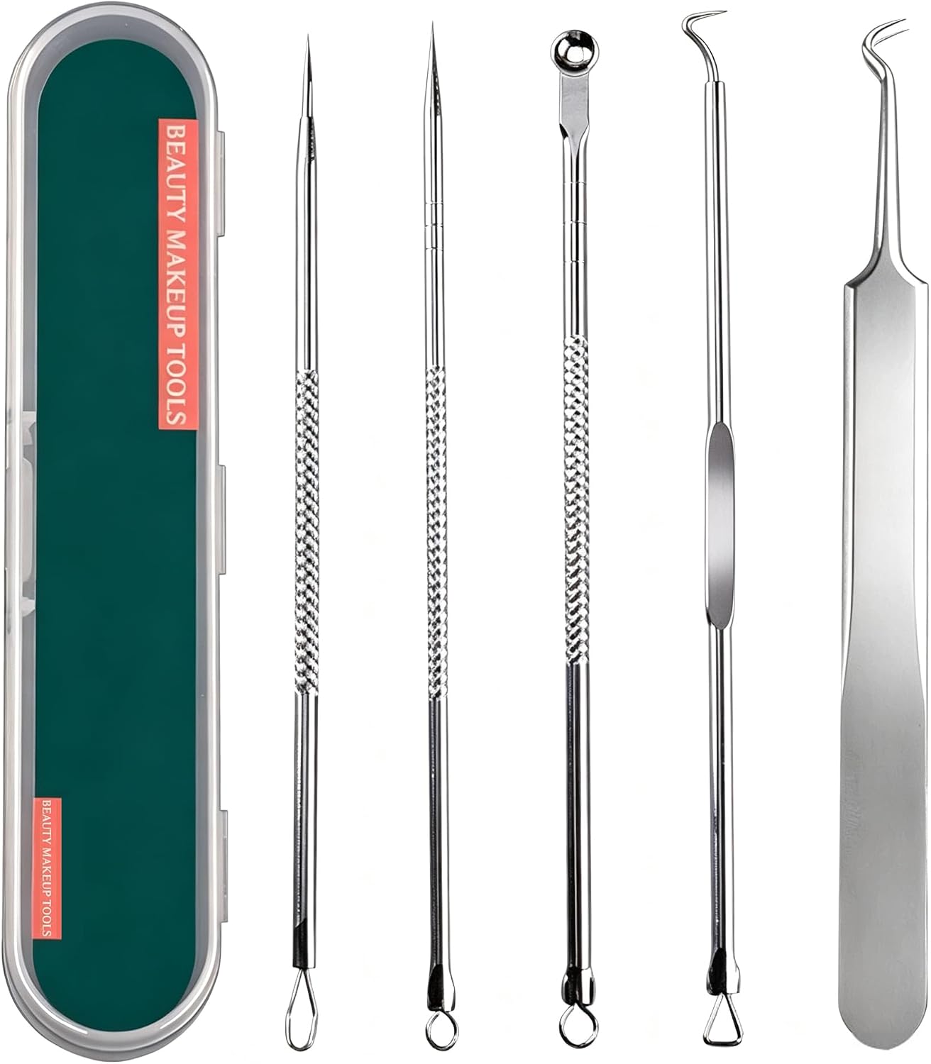 5 in 1 Blackhead Remover Pimple Comedone Extractor Tool Acne Removal Kit