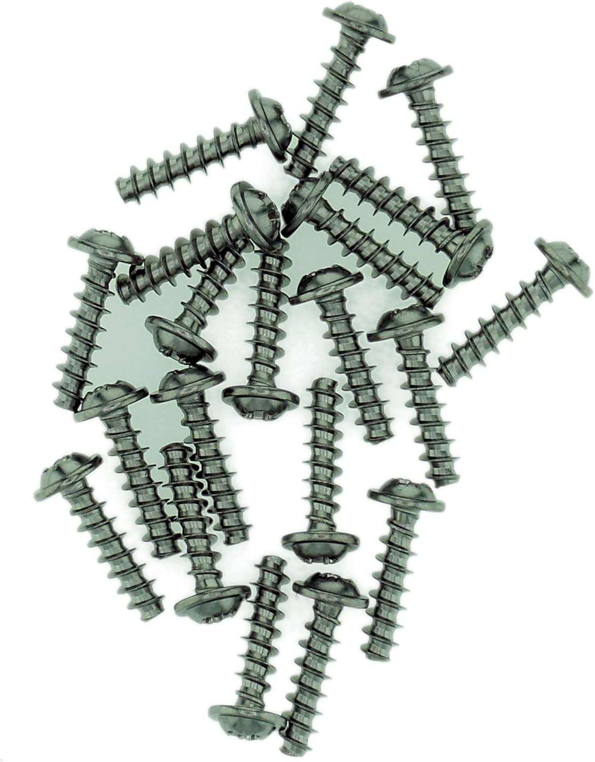 D4 (4mm x 10mm) Pozi Pan Screws for Plastic (Flanged) - Stainless Steel (A2) (Pack of 20), 4x10 - Flanged - A2 (20) - Image 3