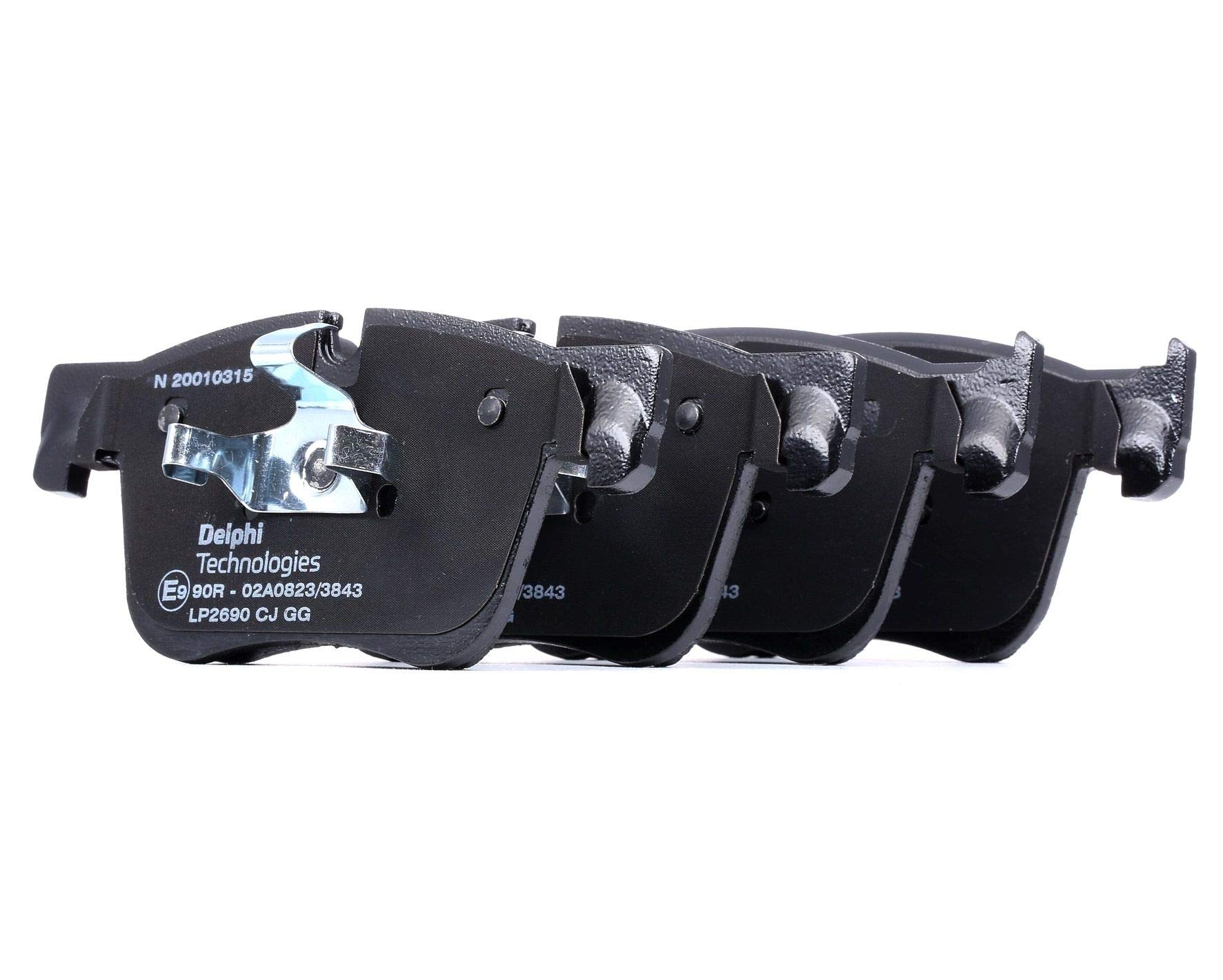Delphi Fren Balatası Ön Citroen C4 Picasso II 1.2/1.6/2.0 13, C5 Aircross 1.5/1.6 18, Peugeot 308 II 1.2/1.6/2.0 13, 3008 Suv 1.2/1.6/2.0 16 LP2690