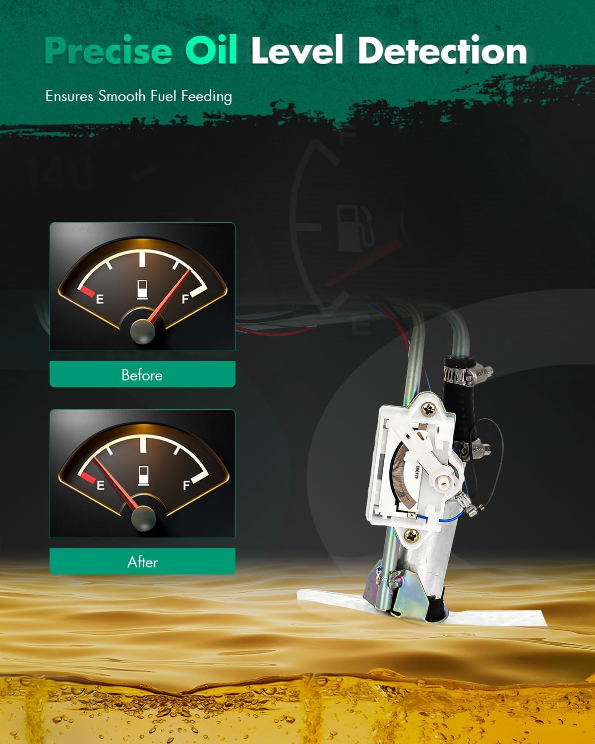 SCITOO Fuel Pump Electrical Assembly High Performance for 1988-1989 for Ford F350 4.9L,1988-1989 for Ford F350 5.8L,1988-1989 for Ford F350 7.5L, E2103S