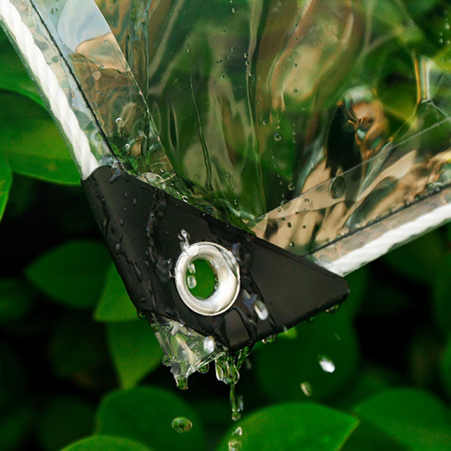 Clear PVC Vinyl Tarp Clear Tarps，Waterproof Clear with