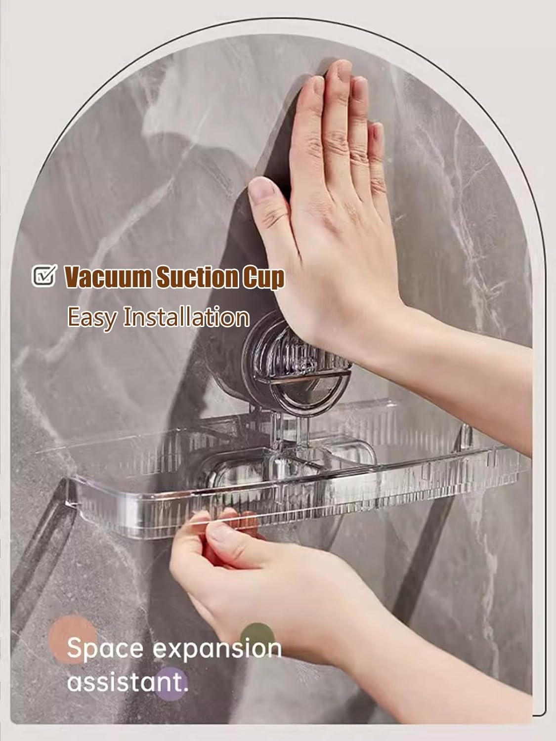 Hair Accessories Organizer Holder, 1pcs Clear Acrylic Suction Cup Headband Holder Organizer, Scrunchie Organizer Stand, Jewelry Organizer for Necklace(Clear)