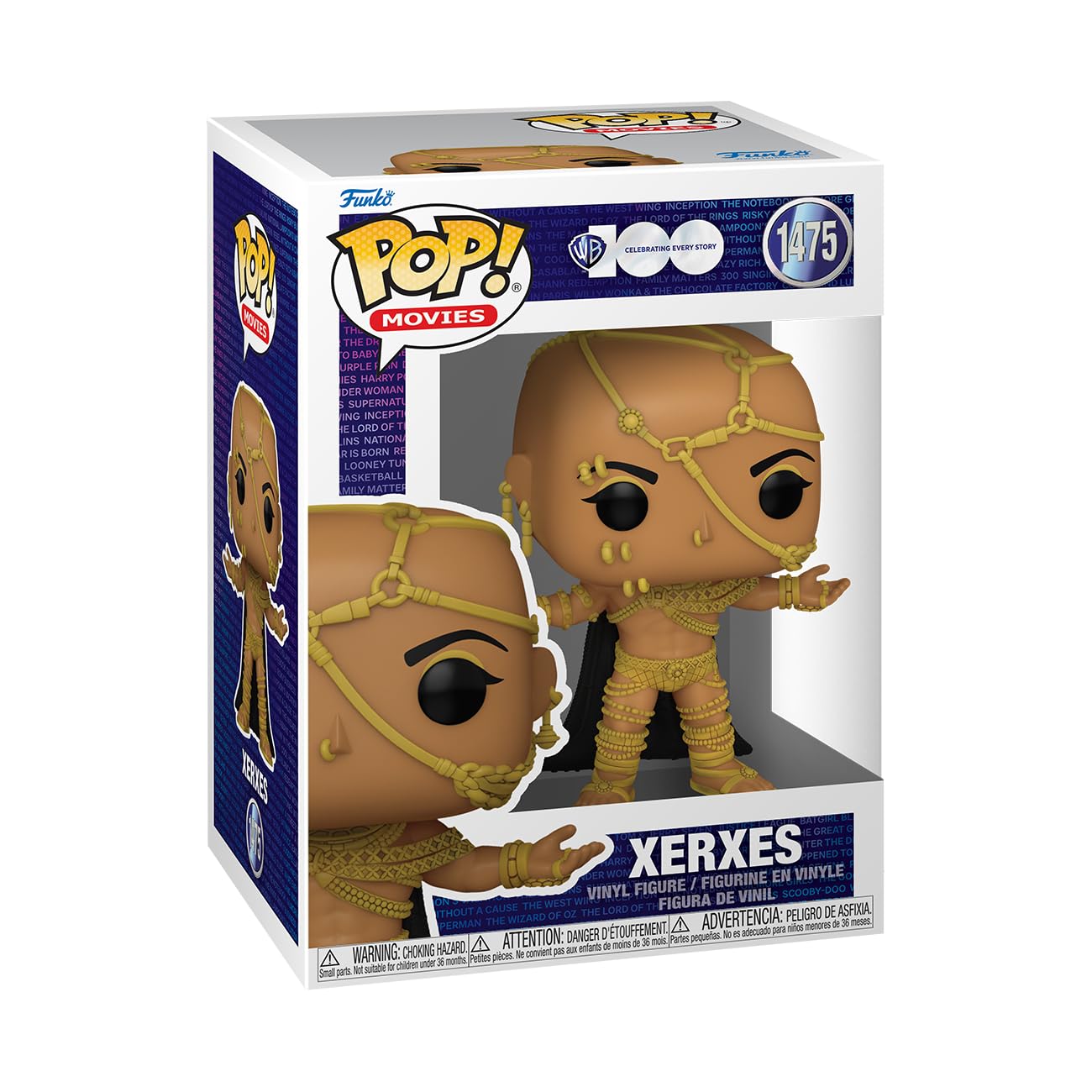 Funko Pop! Movies: 300 - Xerxes - 300 The Movie - Figura de Vinilo Coleccionable - Idea de Regalo- Mercancia Oficial - Juguetes para Niños y Adultos - Movies Fans - Muñeco para Coleccionistas