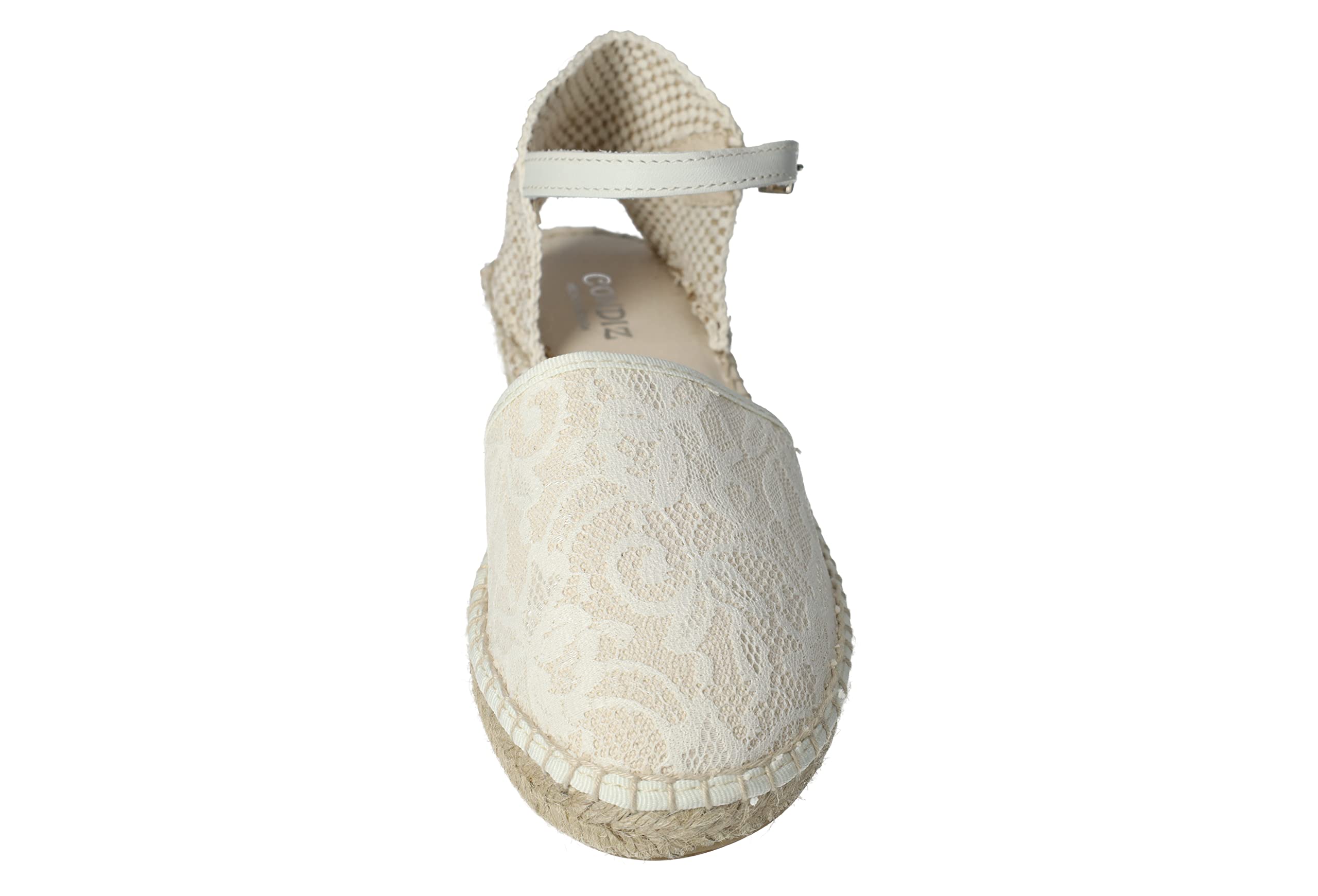 MADE IN SPAIN 223 Alpargatas para COMUNIÓN o Ceremonia de Lona beig Marfil con Flores Hechas en Caravaca de la Cruz, España NIÑA Zapato COMUNIÓN