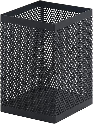 Miniatura 10 de Comix Organizador de escritorio con soporte para bolígrafos, vaso de malla de alambre con almohadilla de espuma y parte inferior antideslizante,