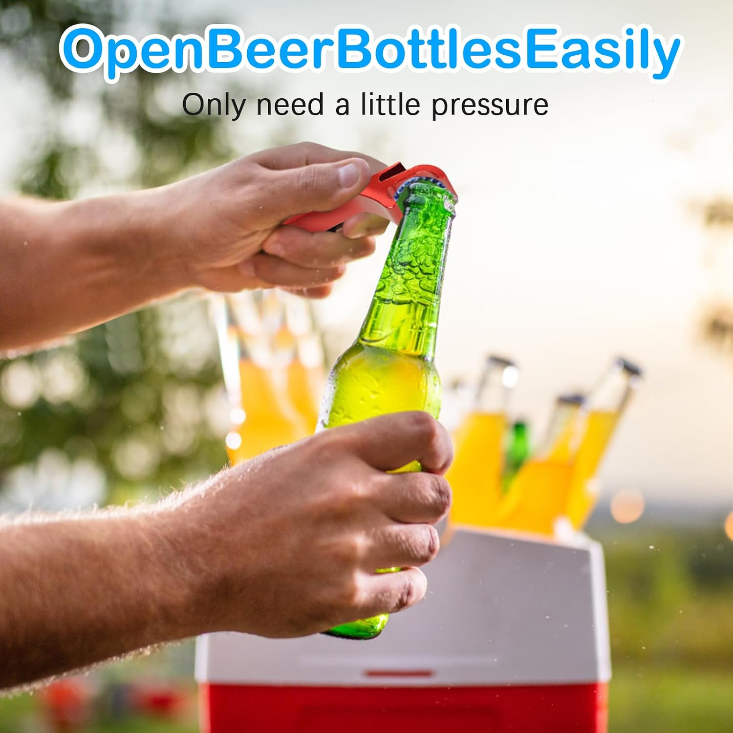 9 PCS Aluminum Beer Bottle Openers, Colorful Keychain Bottle Openers