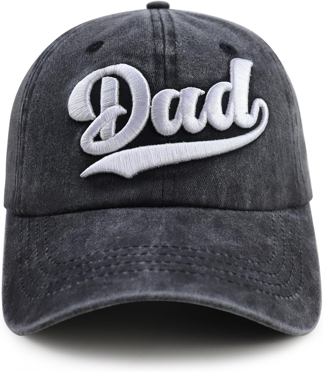 2PCS Mom and Dad Hat,3D Embroidered Adjustable Cotton Baseball Caps Gift for Couples Parents - Image 5