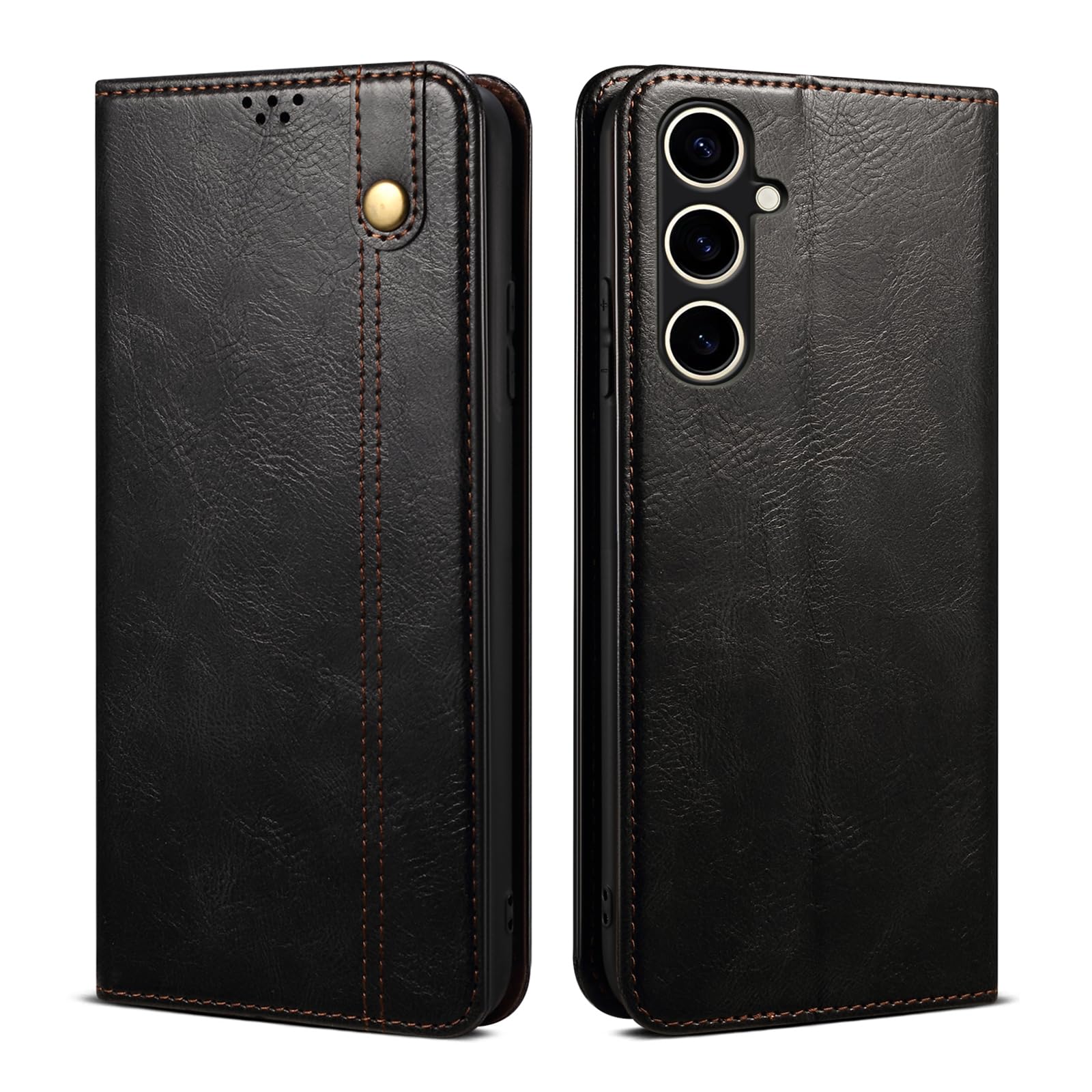 TURTLE® Premium PU Leather Wallet Case for Samsung Galaxy S24 Flip Cover Push Magnetic Closure ID Card & Money Slots Pouch with Horizontal Viewing Kickstand - Black (B0BNQFNCZY) Amazon Price History, Amazon Price Tracker