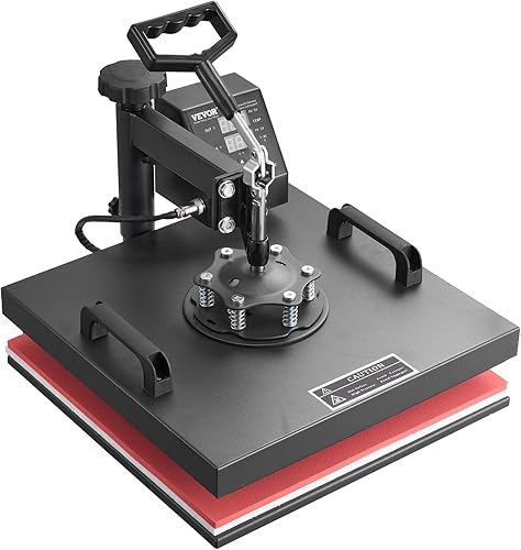Miniatura 12 de VEVOR Máquina de prensa de calor 8 en 1, máquina de transferencia de calor combinada de 15 x 15 pulgadas, máquina de transferencia de calor de 360
