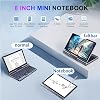8 Inch Touch Screen Laptop Mini Laptops 2 in 1 Laptop with Keyboard 12GB LPDDR5 RAM 512GB/1TB SSD Wi-Fi 6 BT 5.2 HDMI 2MP Camera Convertible Computer (N150-12GB+512GB)