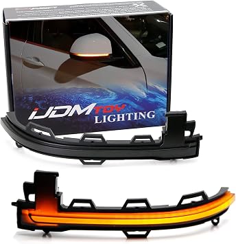iJDMTOY LED Side Mirror Turn Signal Lights For BMW 2014-18 X5/2015-19 X6