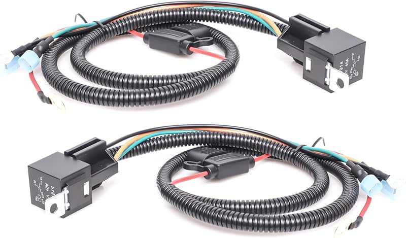 Kit de relés do farol alto e baixo corkiauto para caminhões e SUVs GM 1988–1998 – 2 unidades