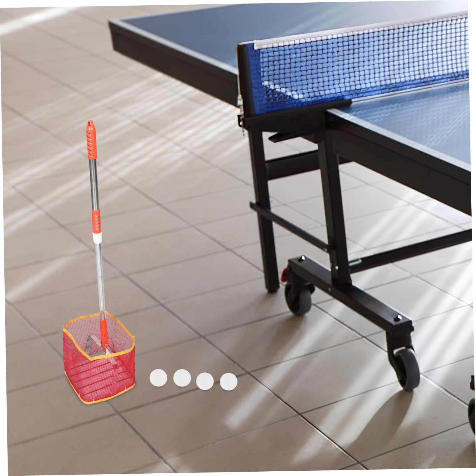 ifundom Raccoglitore Palline Pong Manico Lungo Portatile e Attrezzo per Palline Versatile e Solido per Qualsiasi Superficie