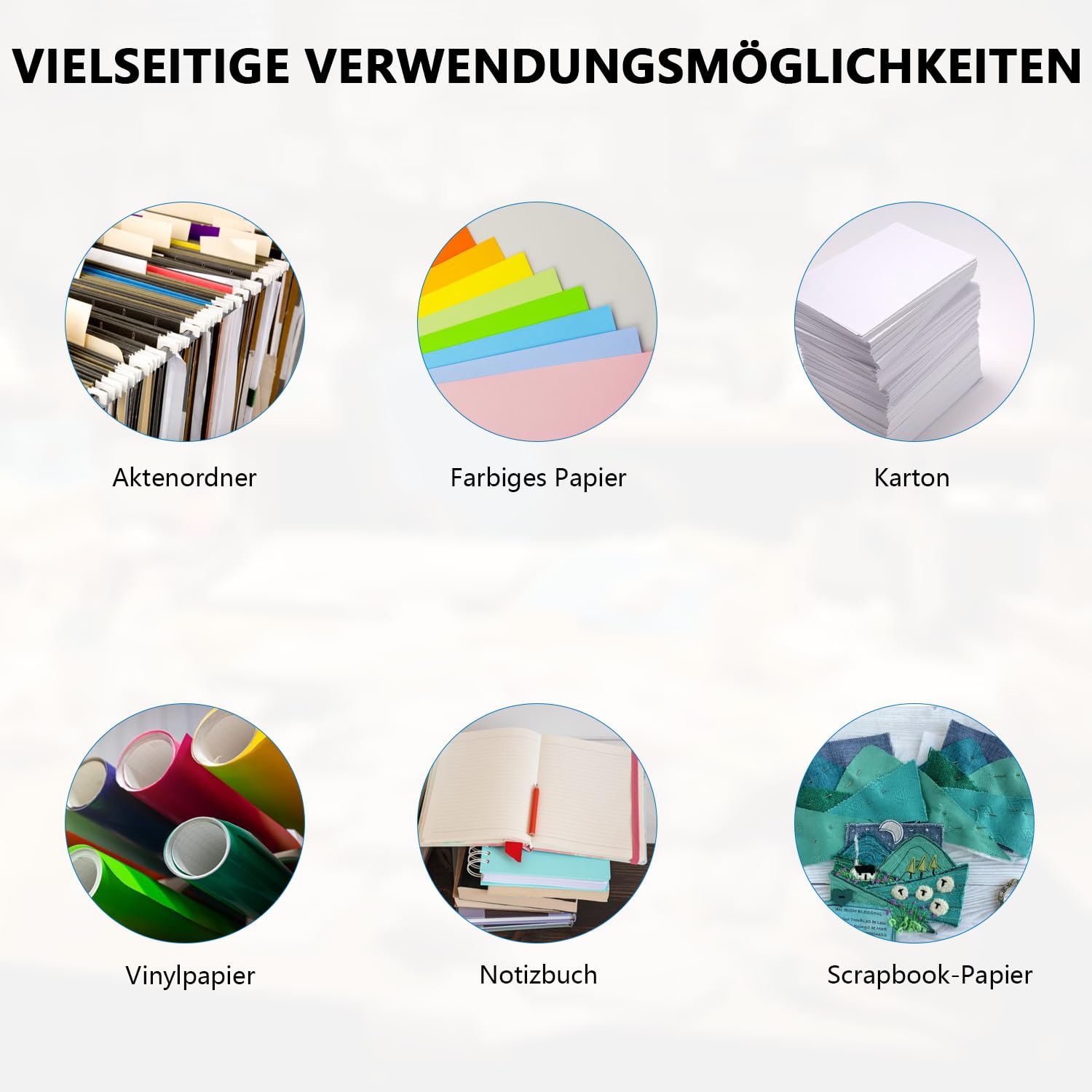 Scrapbook Papier Organizer A4, 12 Ebenen Dokumentenablage für Schreibtisch, Multifunktionales Stapelregal für Büro & Schule, Stapelbar, Pflegeleicht, Langlebig, Effizient, 26,2x33x29,5 cm, Weiß