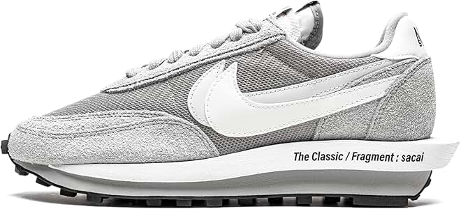 Men's) Nike LD Waffle x Sacai x Fragment Design 'Light Smoke Grey