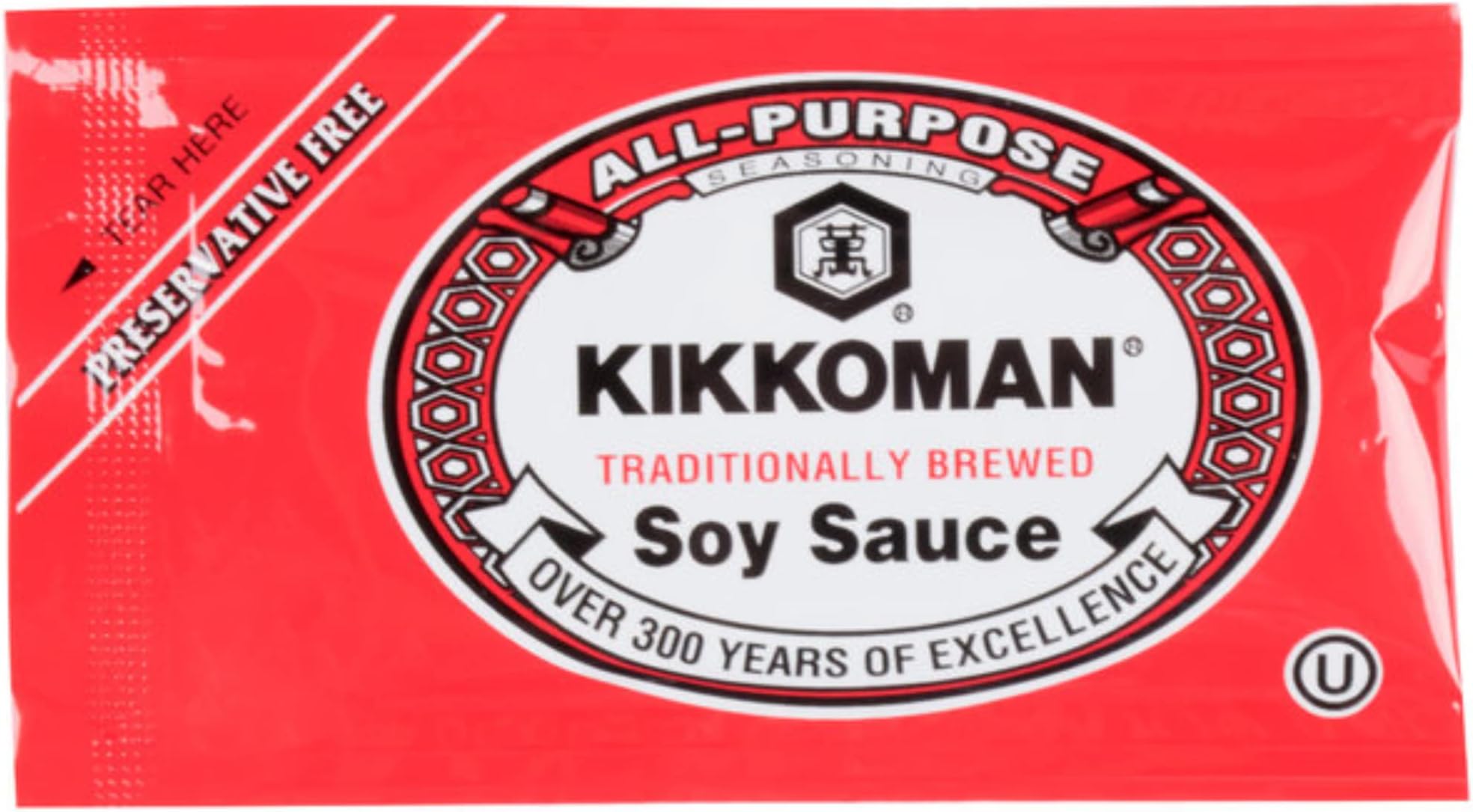 Kikkoman Soy Sauce Packets, Traditionally Brewed, 40-count