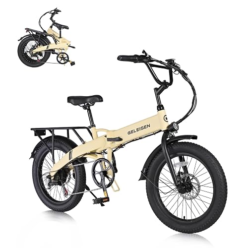 GELEISEN Folding Electric Bike Adults 20 product photo (Folding E-Bikes) — ScooterReviewPro review