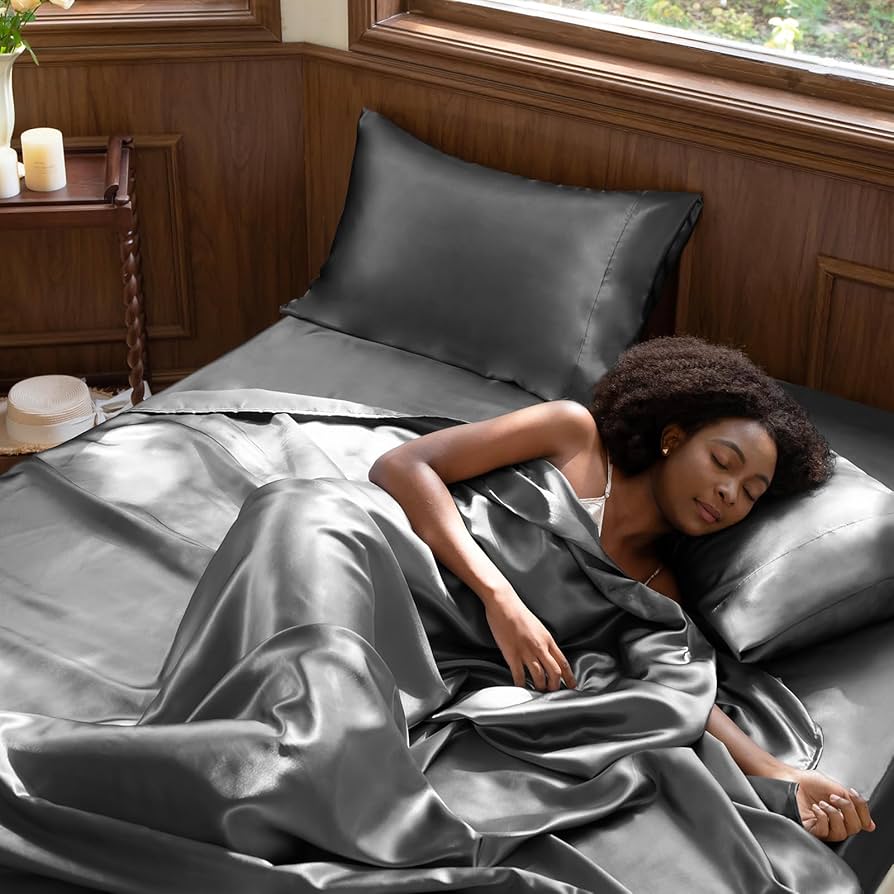 ◆フィスバ◆シーツ◆184×284cm◆グレー◆L-2506WE10◆ Style Selections Full 165-Thread-Count Microfiber Gray 4