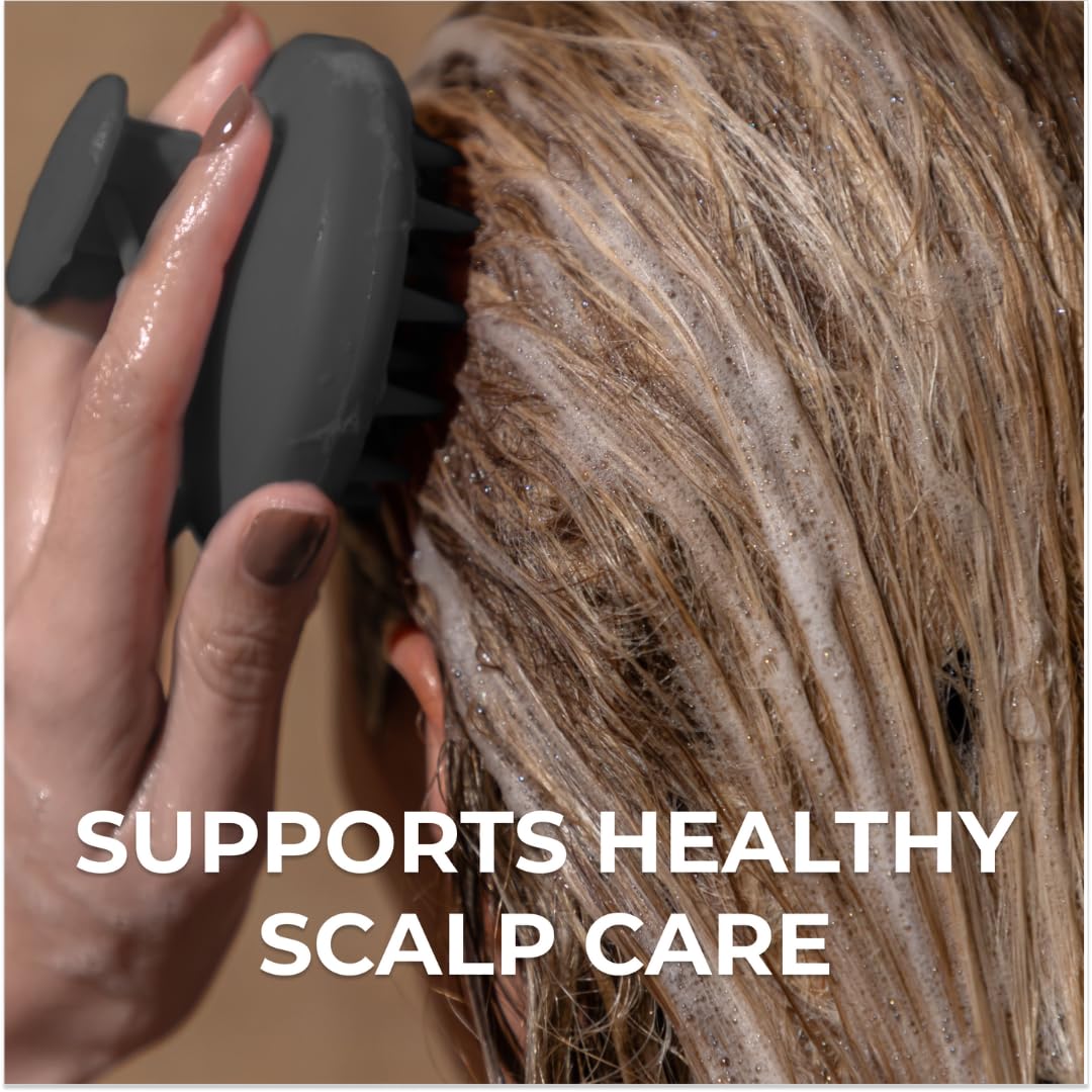 DS Labs Dandrene Shampoo with Revitalizing Scalp Brush – Scalp Care & Cleansing Bundle