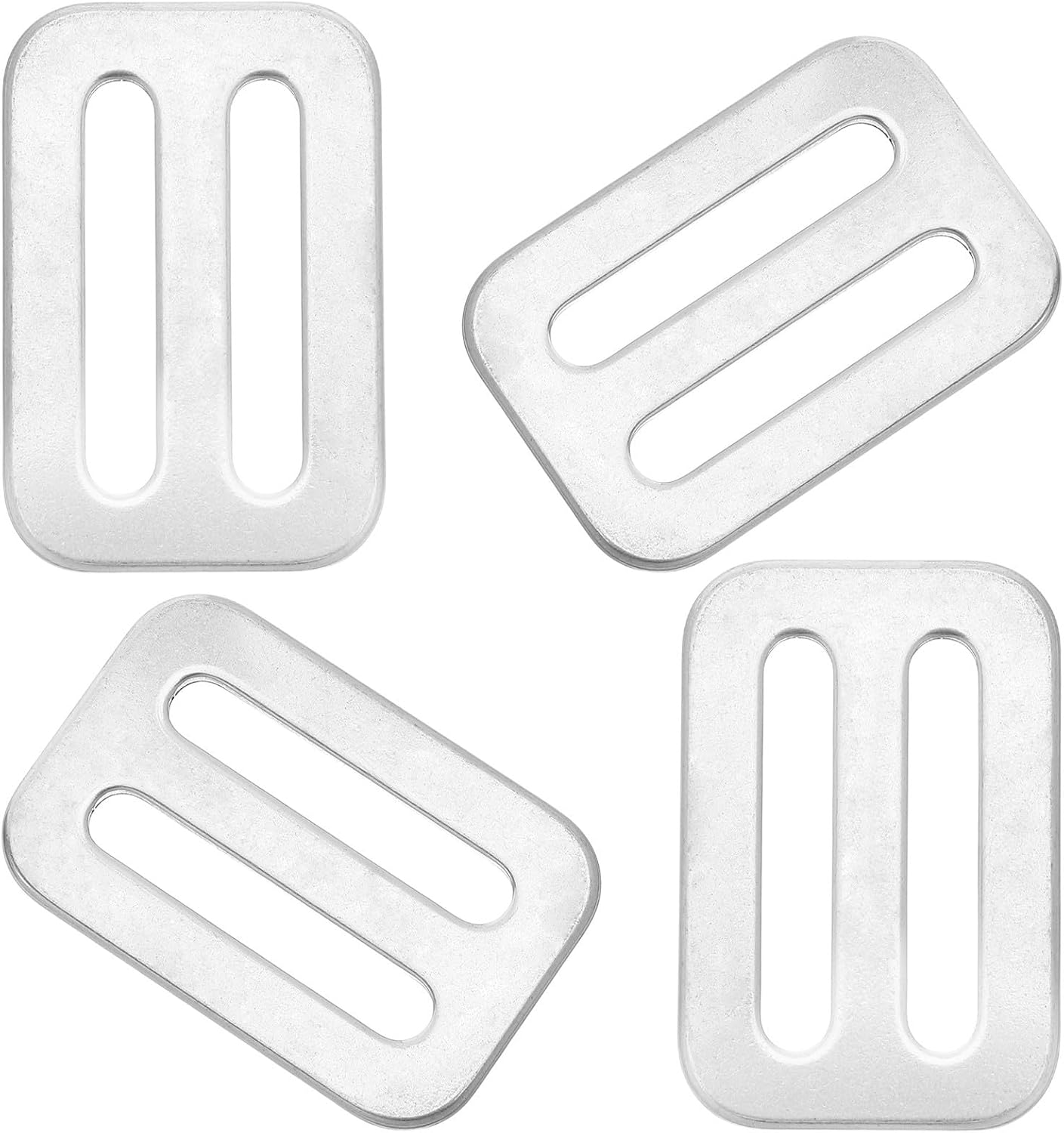 Toddmomy 4pcs Stainless Steel Diving Belt Buckle Clips with Smooth Finish and Secure Positioning for Underwater Activities and Snorkeling Weight Belt Keepers
