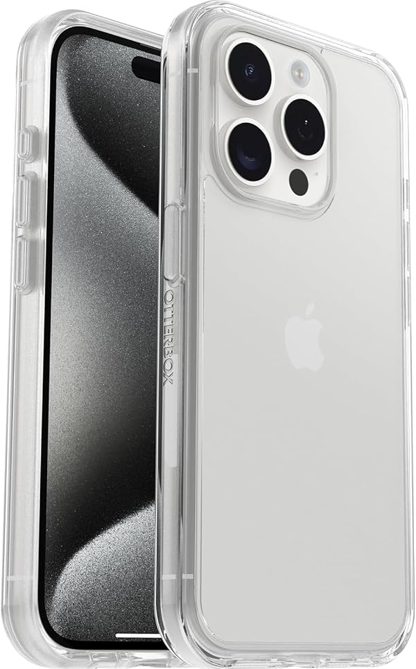 OtterBox SYMMETRY SERIES Case with MagSafe for iPhone 15 Pro - Clear by OtterBox - Used condition - US$8.09