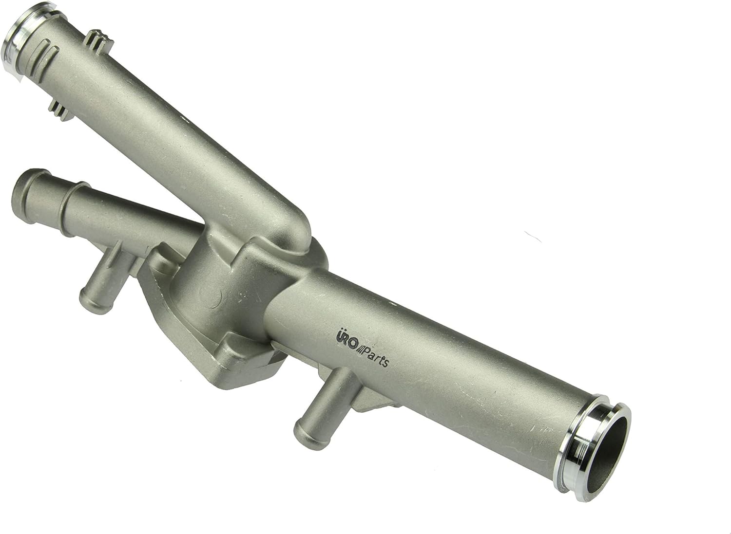 URO Parts 03H121117APRM Thermostat Housing, HD aluminum vs OE plastic