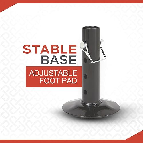 Miniatura 4 de Jack de lengüeta para remolque eléctrico ultra remolque, capacidad de 3500 libras, 12 voltios