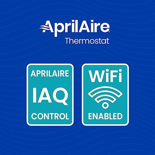 Miniatura 8 de AprilAire S86WMUPR Termostato programable Wi-Fi, multietapa universal con control IAQ, etapas de calorfrío 2H2C o etapas de bomba de calor 4H2C