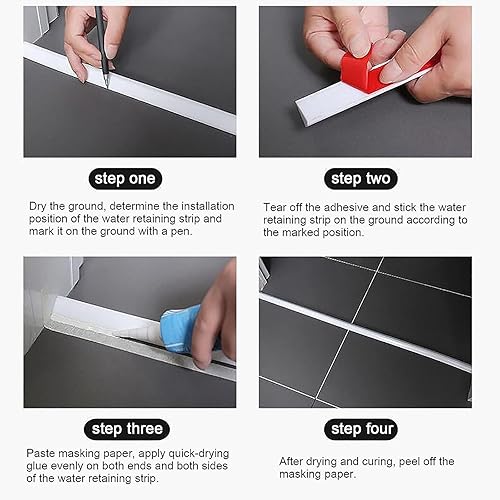 Miniatura 6 de Indoor Threshold Ramps, Non-Slip Wheelchair Ramp, Portable Ramp Step Mat for Sweeping Robot Wheelchair Electric Vehicles Scooter Bathroom Porch