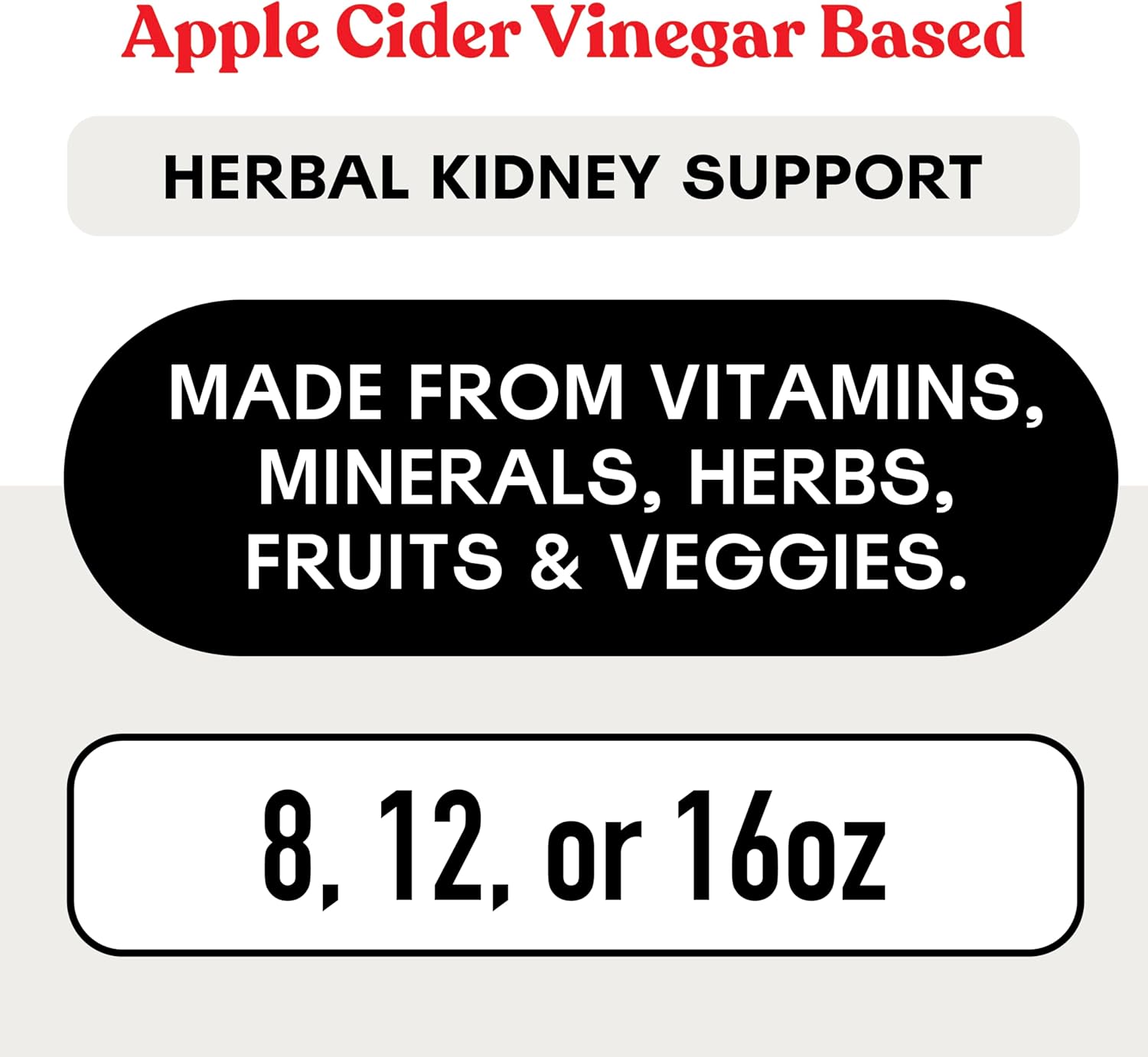 Complete Natural Products Kidney Complete - 16oz Liquid Dietary Supplement for Kidney Support, Cleanse, and Detox with Apple Cider Vinegar, Lemon, & Organic Chanca Piedra.