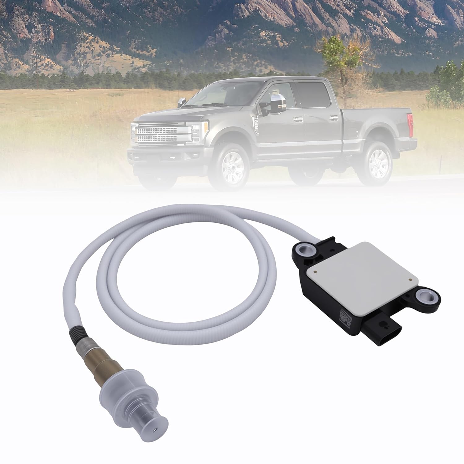 JC3Z-5L239-C Exhaust Particulate Sensor Compatible with Ford Super Duty 2017-2022 (F150/F250-F550 6.7L V8), Reliable Performance, Replace OE 0281006766 0281007522 HC3Z5L239D HC345L239DA